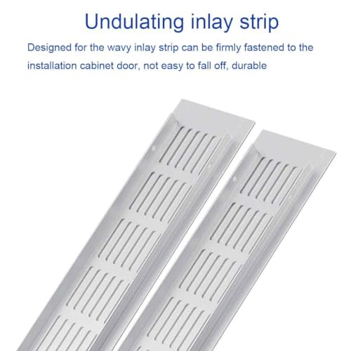 Grille d'aération alu anti-humidité 80mm pour ventilation de placard - 4