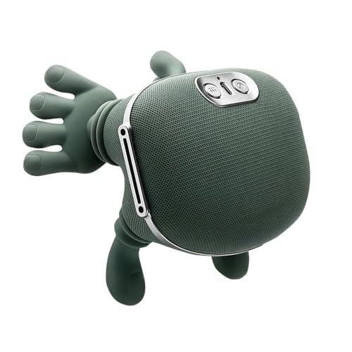 Image of CANWAY Green Shoulder & Neck Massager for Pain Relief | Deep Tissue Kneading with Dual-Zone Heat & 2-Speed Temperature Control | Back & Leg Massager | Useful Gift | Green