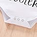 SEVEN YOUNG Infant Baby Bodysuit,Newborn Boys Girls Short Sleeve Aunt Romper Playsuit Outfit Clothes White