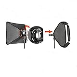 Godox Softbox 60x60 Foldable Universal with S Style Speedlite Bracket for Flash Bowens Mount Accessories Direction Adjustable with TARION Flash Diffuser - Image 6