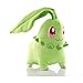 buyaoku Chikorita Peluche de 35 cm Personaje de Dibujos Animados Almohada Mascota cojín de Felpa cojín Regalo compañero