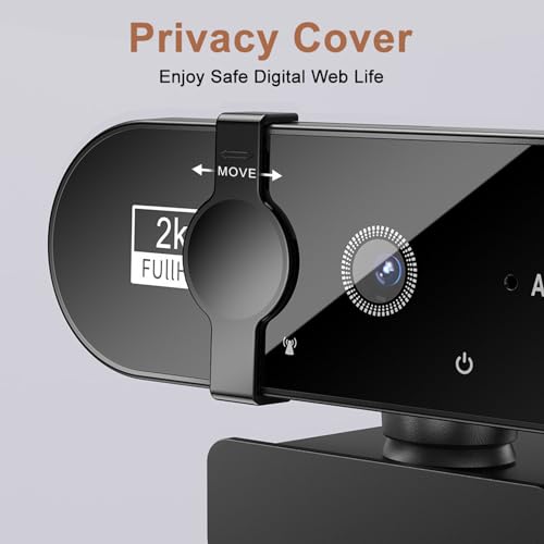 Webcam 4K W66 haute performance avec mise au point nette - 7