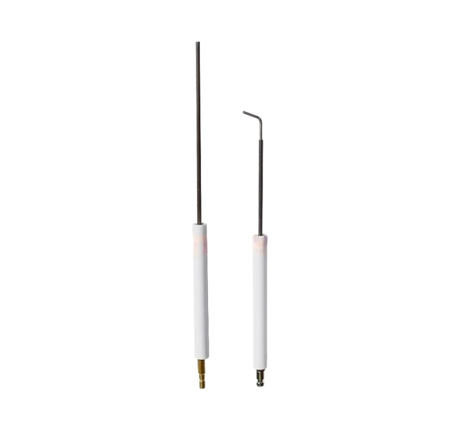 Electrodo de iones de quemador, FS10 FS20 GS5 GS10 GS20 Sondas de llama de electrodo de cerámica de chispa de quemador(FS10 a pair)