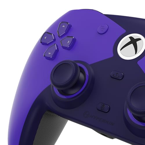 Image of Hyperkin The Competitor Wired Controller for XBOX Series X|S, XBOX One & PC with Hall Effect Joysticks & Impulse Triggers; Symmetrical Layout & Precision D-Pad - Officially Licensed XBOX - Murasaki (Purple)