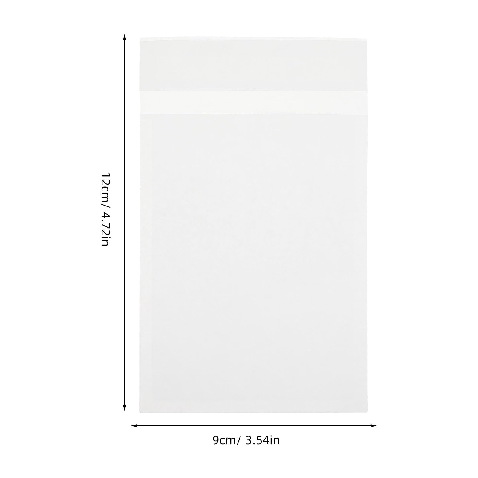 200 Stück Halbdurchsichtige Glasine Umschläge aus Pergamentpapier mit Selbstklebendem Verschluss Leichte und Vielseitige Kleiner Umschläge für Karten und Dokumente Beim Schnellen