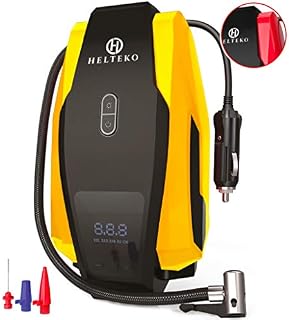 Helteko Portable Air Compressor Pump 150PSI 12V - Digital Tire Inflator - Auto