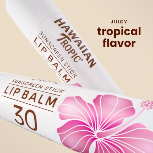 Hawaiian Tropic Tropical Sunscreen Lip Balm SPF 30, 0.14 Oz (Pack of 10) - image 2