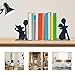 Mouse Decorative Bookends - Versatile Kitchen and Home Décor, 6.5x5.9x1.2 Inches, Ideal for Mouse Birthday Decorations and Mouse Themed Gifts