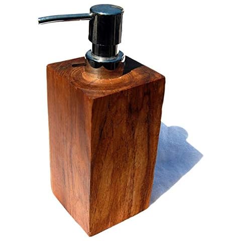 Dispensador de jabón SEESTERN FBA_1975 (Madera de Teca, Pulido) Cover