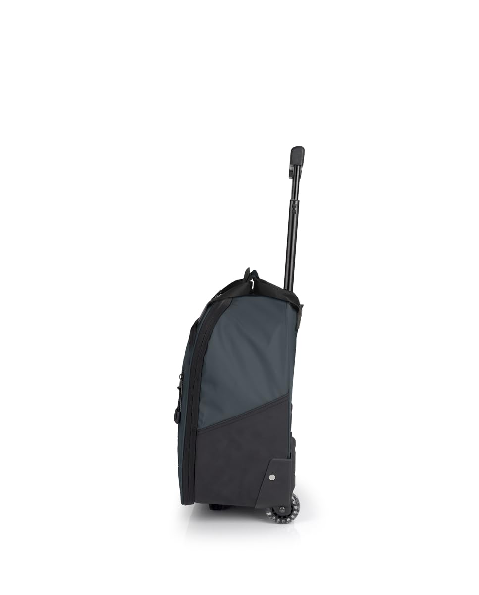 Gabol - Maletín con Ruedas y Funda para Portátil 15,6” Canada 40x36x19 cm - Equipaje de Cabina Ligero 1,85 kg con Capacidad 22L - Diseño Español en Poliéster Resinado - Verde