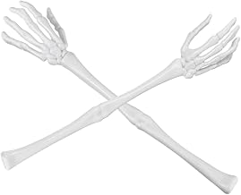 Mikinona 2 Peças Colher De Salada De Garra De Caveira Pinça De Salada De Plástico Servidor De Salada De Halloween Pinça De Salada De Caveira Utensílios De Cozinha De Plástico Decoração De