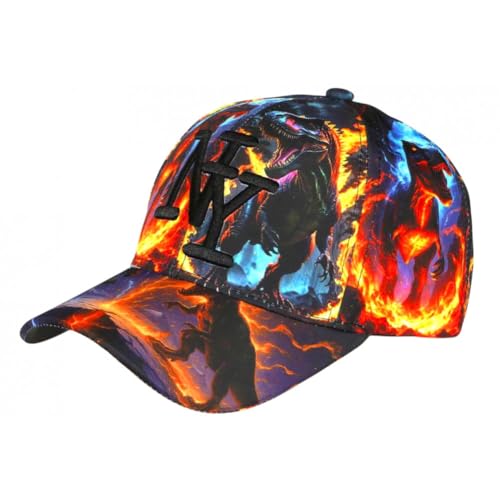 Casquette enfant dinosaure noire streetwear Hip Hop Honour original 6-12 ans