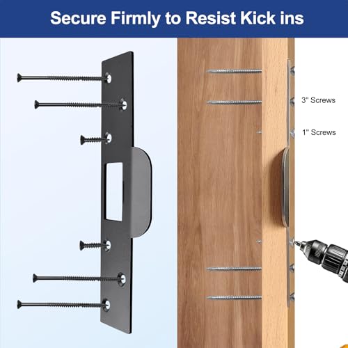 image for MOSECYOU Extra Long Door Strike Plate 7