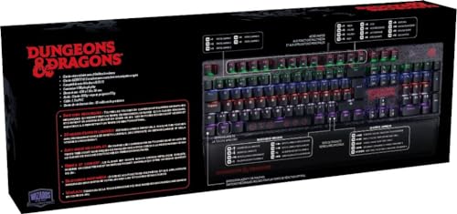 Clavier Donjons et Dragons Konix Mecha Gris pour gaming - 2