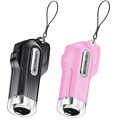 MOTORBUDDY Window Breaker and Seatbelt Cutter, Keychain Glass Breaker
