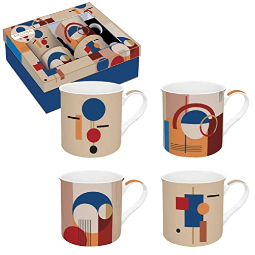 Easy Life COFFRET 4 MUGS 30CL EN PORCELAINE FINE