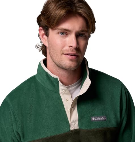 Columbia Mens Steens Mountain Half Snap Fleece Jacket, Greenscape/Rain Forest, Large4