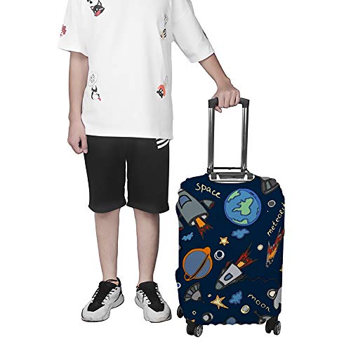 Cosmos Doodle housse de protection lavable contre les salissures de soute pour bagage