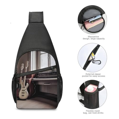 Bolso cruzado tipo sling para mujer y hombre miniatura 5