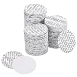 PATIKIL 200 Stück Schaumdichtringe 62mm PS Schaumdichtringe Klebend Rund Druckempfindlich Verschlussresistent Manipulationssicher
