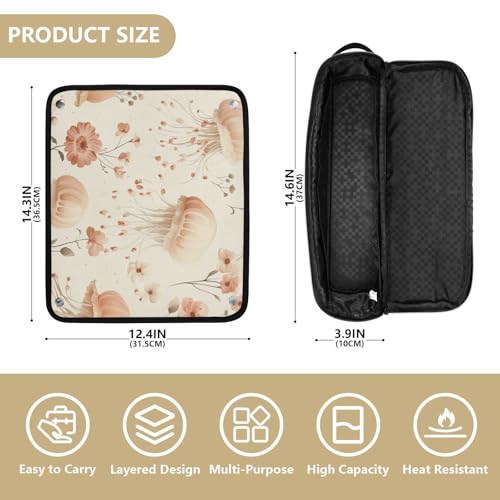 Bolsa de viaje resistente al calor para planchas y rizadores miniatura 4
