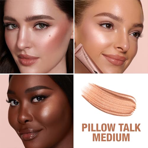 Image of Charlotte Tilbury Beauty Light Wand Liquid Highlighter Makeup - Soft-Focus Highlighter & Blush for Cheeks - Pearlescent, Weightless Radiant Finish