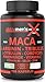 Produktbild aktivmen's X MACA SCHWARZ - teuflisch gut dosiert - 166 Kapseln - weil Spaß zum Leben gehört + L-Arginin, L-Citrullin, Cordyceps, Tribulus, Pinienrinde, Selen, Vitamin C + B5, Zink, 1 Dose (1x135,6g)