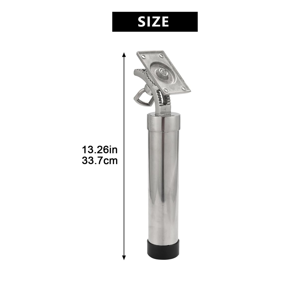 LIVASH Porte-Canne a Peche pour Bateau Porte-Canne a Peche reglable Porte-Canne a Bateau Argent