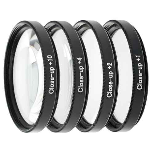 ayex Close up Makro Linsen Set 49mm - 4 teilig (+1, +2, +4, +10)