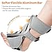 UYVEIS Adjustable Plantar Fasciitis Night Splints for Foot-Drop, Flat-Arch Relief Brace Night Splint for Plantar Fasciitis Women Men(Grey)