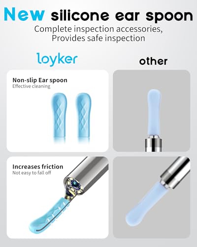 Loyker Ear Wax Removal, Ear Cleaner with Camera with 1080P, Otoscope with Light, Ear Wax R - image 4