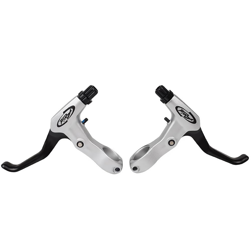 Manetas Ergonómicas Agarre Antideslizante Palancas De Freno Para Bicicleta De Aleación De Aluminio - Mango Ergonómico, Diámetro 22.3 Mm, Color Dorado Palancas Freno Bicicleta Aluminio
