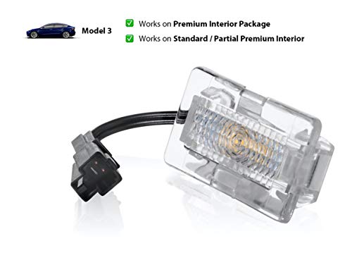 Kit de 4 Lámparas LED para Tesla Model 3 - Luz Interior y Baúl miniatura 2