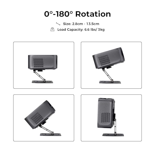 Foldable Mini Projector Stand with 180-Degree Rotation - Lightweight & Easy Setup