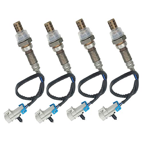 GERMBAN 234-4668 4pcs Set O2 Oxygen Sensor Upstream & Downstream Replacement for 2003-2005 Chevrolet Silverado 1500 5.3L for 2003-2005 Chevrolet Tahoe 5.3L for 2003-2005 GMC Sierra 1500/Yukon 5.3L