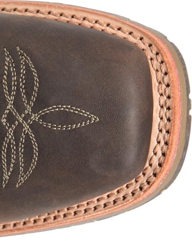 DOUBLE-H Mens 11" Soft Toe Square Toe Roper Western Boot, Durable Leather Boots for All-Day Comfort and Style3
