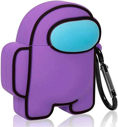 Amazon Co Jp 人気アマアスairpodsケース 韓国人気アマアス特注キャラクターかわいい第2世代airpodsケースアマアス Airpodsケースハードairpodsケース防水耐衝撃 紫色 家電 カメラ