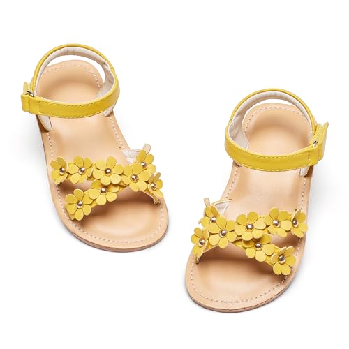 Image of GINFIVE Toddler Girls Sandals Girls Toddler Sandals Little Girls Kids Shoes