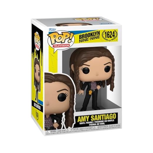 Funko Pop! TV: BNN - Stressed Amy Santiago - Brooklyn Nine-Nine - Figura De Vinilo Coleccionable - Idea De Regalo - Productos Oficiales - Juguetes para Niños Y Adultos - TV Fans