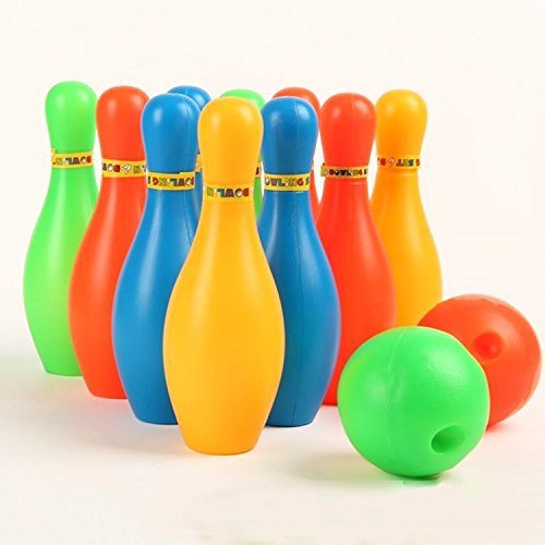 AARNA SOLUTIONS Bowling Game Set (10 Bottles and 2 Balls, Multicolour) (B07LDFQGBY) Amazon Price History, Amazon Price Tracker