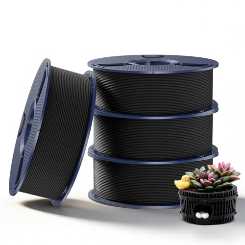 SUNLU Carbon Fiber PETG Filament 1.75mm (4xBlack)