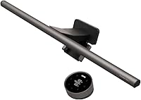 BenQ ScreenBar Halo 2 Monitor Light Bar: Glare-Free Backlight, Wireless Controller, Motion Sensor, Eye-Care for Curved Screens