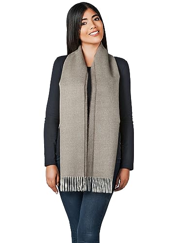 Herringbone Alpaca Scarf - 100% Baby Alpaca Wool - Unisex4