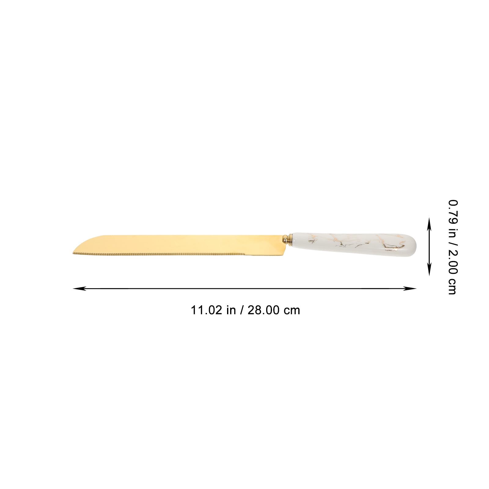 Espátulas Mango Antideslizante Juego de 2 para Tartas de Acero Inoxidable y Cerámica para Cortar y Servir Postres y Pan en Cocina y Repostería