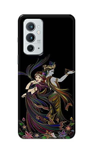 Image of Lord Radha and Krishna Hard Back Case Cover for OnePlus 9RT 5G Back Cover -(J5) VNS2223