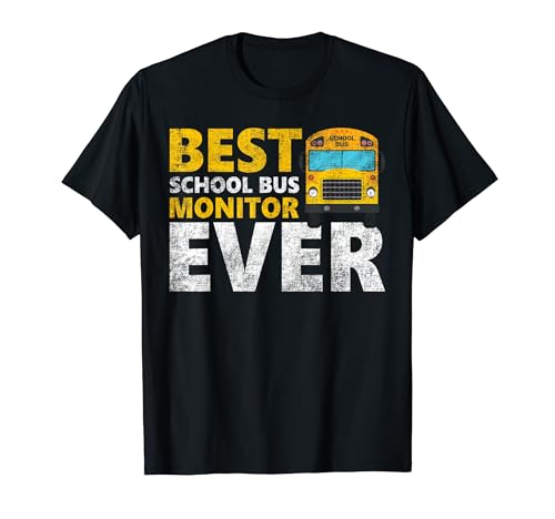 El Mejor Monitor De Autobús Escolar - School Bus Monitor Camiseta