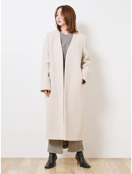 Amazon | [フレイ アイディー] MANTECOノーカラーコート FWFC225003  