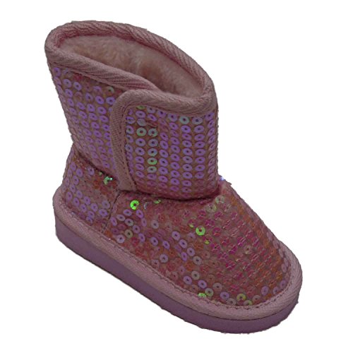Toddler Pink Sequin Boots 4T