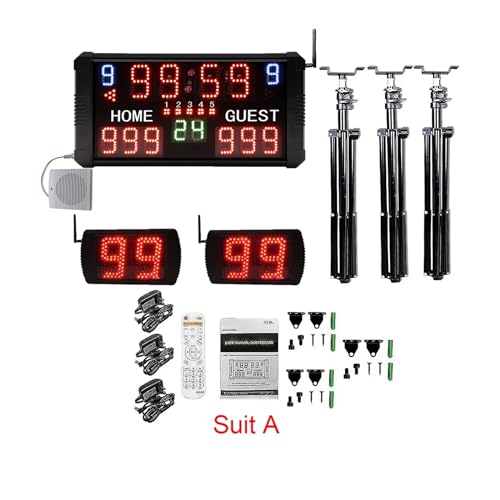Cronómetro LED Gym Timer multifunción aluminio 50x25.5x5.5 cm miniatura 1