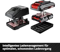 Original Einhell Starter Kit 2,5 Ah Akku und Ladegerät Power X-Change (Li-Ion, 18 V, 50 min Ladezeit, passend für alle Power X-Change Geräte) – Ansicht 9